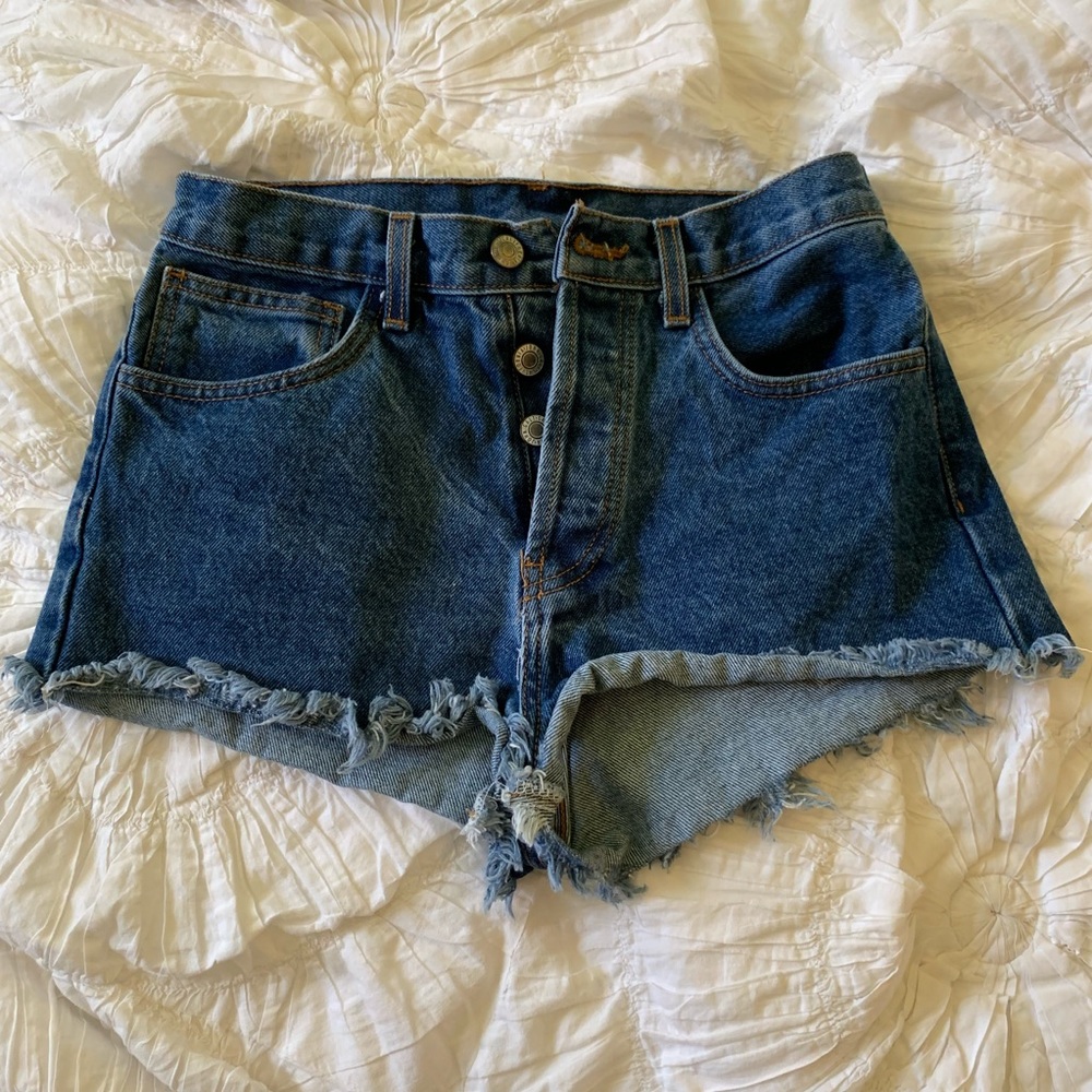Classic blue jean shorts